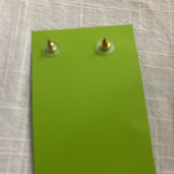 BaubleBar Long Circles Gold Toned Mirrored Post Pierced Earrings - Picture 3 of 4